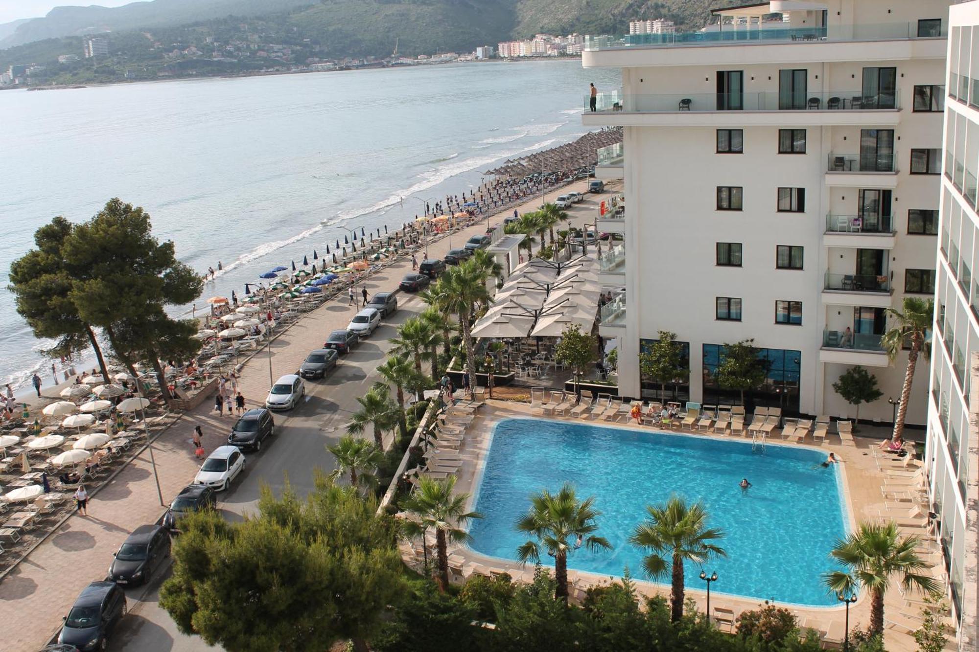 Blue Apartments & Hotel Shengjin Shëngjin Exterior foto